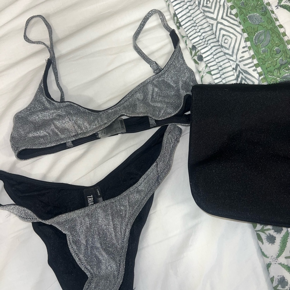 Triangl Lina Silver Bikini